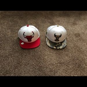 Chicago Bulls Hats (3) New